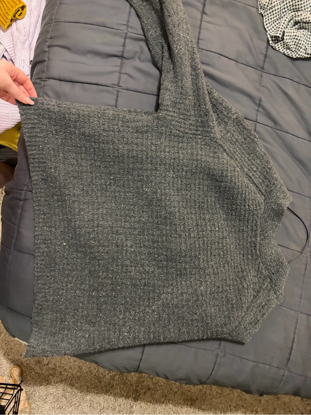 Universal Thread Grey Textured Button-Front Cardigan - Picture 3 of 3